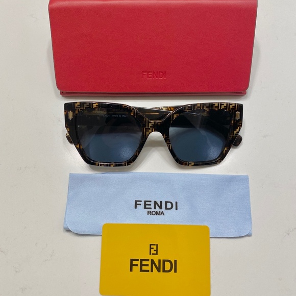 Fendi Roma 50MM Square Sunglasses